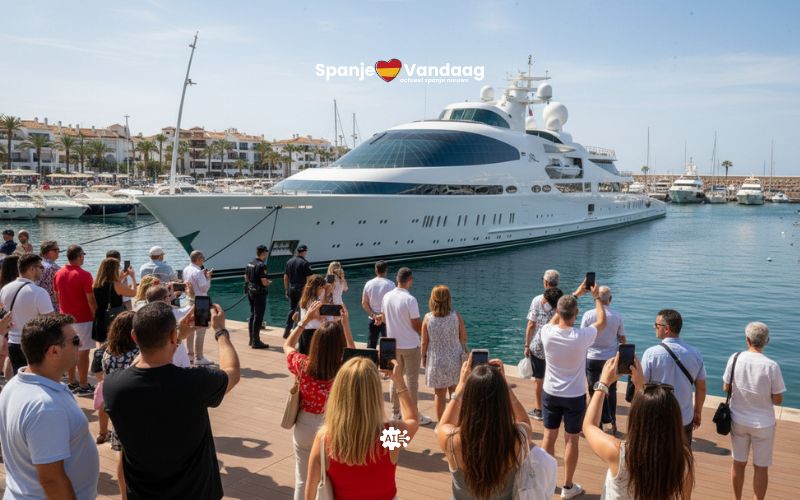 Dubai’s kroonprins pronkt met ‘Nederlands’ megajacht van 200 miljoen euro in Marbella