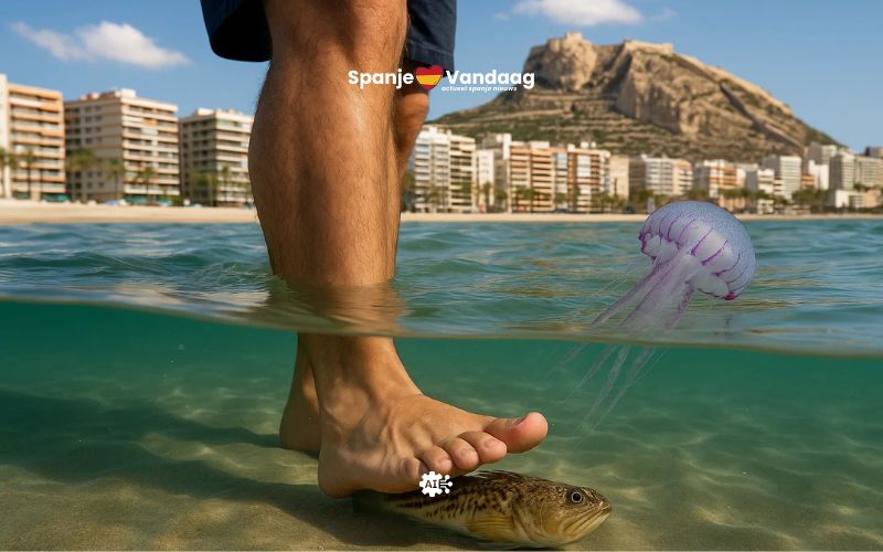 Dagelijks gemiddeld 15 hulpacties voor beten van kwallen en pietermannen op stranden van Alicante