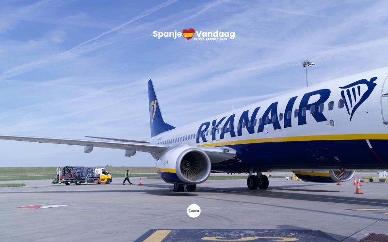 Ryanair gaat deze winter één miljoen stoelen schrappen in Spanje