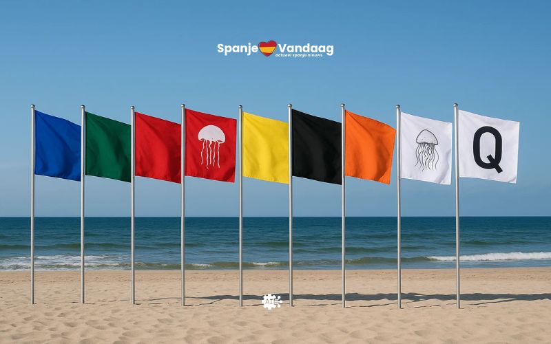 Ken jij de betekenis van de gekleurde vlaggen op de Spaanse stranden?