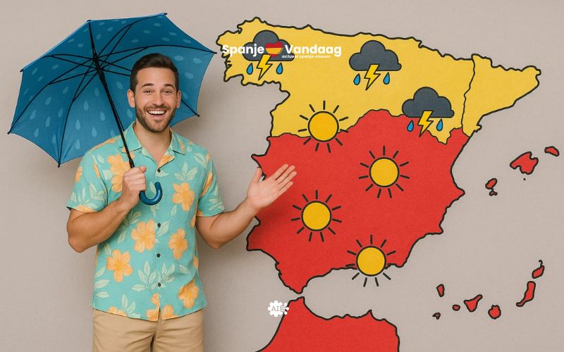Warmte houdt aan in september, maar kans op zware regenbuien groeit in Spanje
