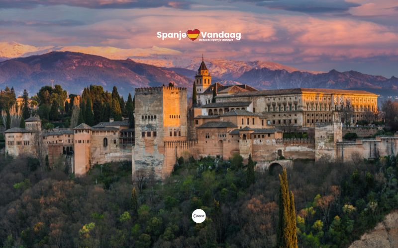 De Alhambra in Granada ontvangt recordaantal bezoekers en stevent af op topjaar