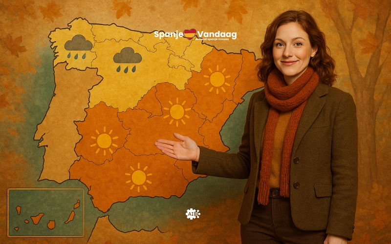 Herfst 2025 in Spanje belooft warm en droog te worden