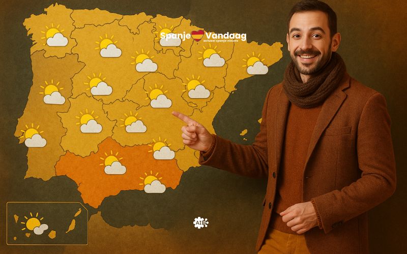 Oktober 2025 wordt warmer en droger dan normaal in Spanje