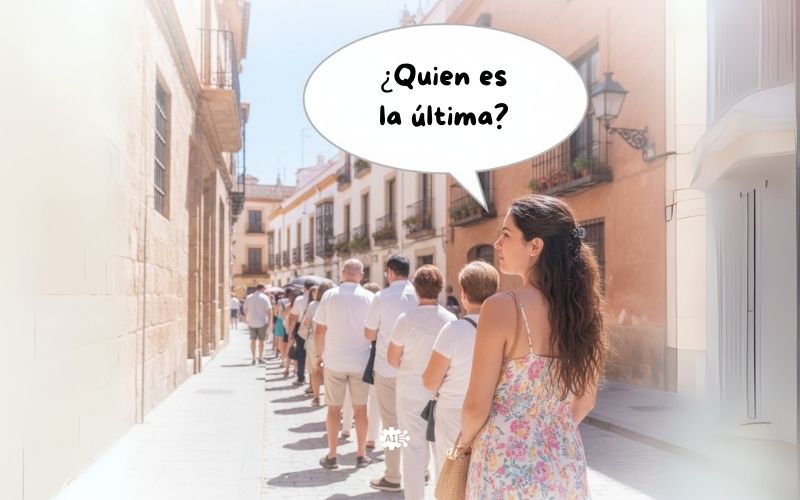 Weet jij wat de vraag ¿Quien es la última? als je in een rij staat in Spanje betekent?