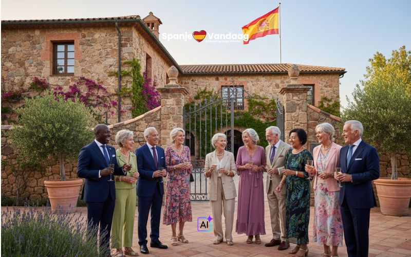 De helft van de Spaanse rijkdom zit bij 28 miljardairs van boven de tachtig jaar