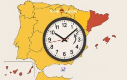 Slechts drie Spaanse regio’s leven op de juiste tijd