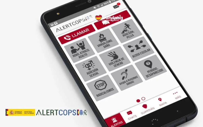 Spaanse noodapp AlertCops redt vrouw die werd vastgehouden en met mes werd bedreigd
