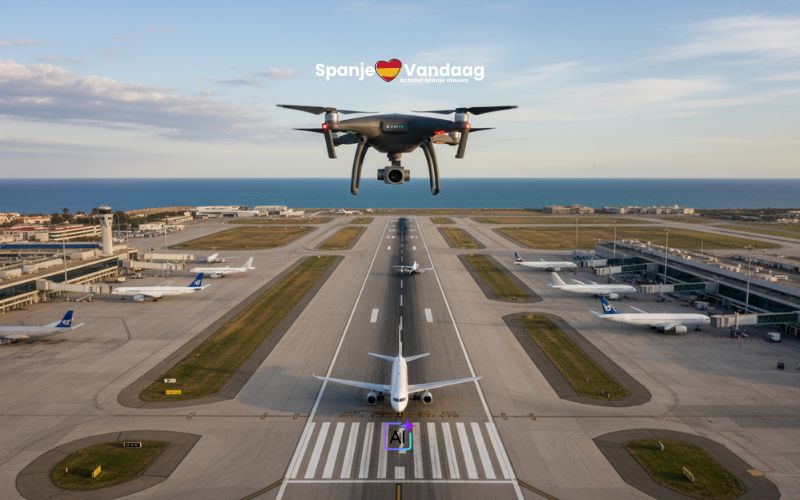 Drones veroorzaken steeds meer chaos op Europese en Spaanse luchthavens