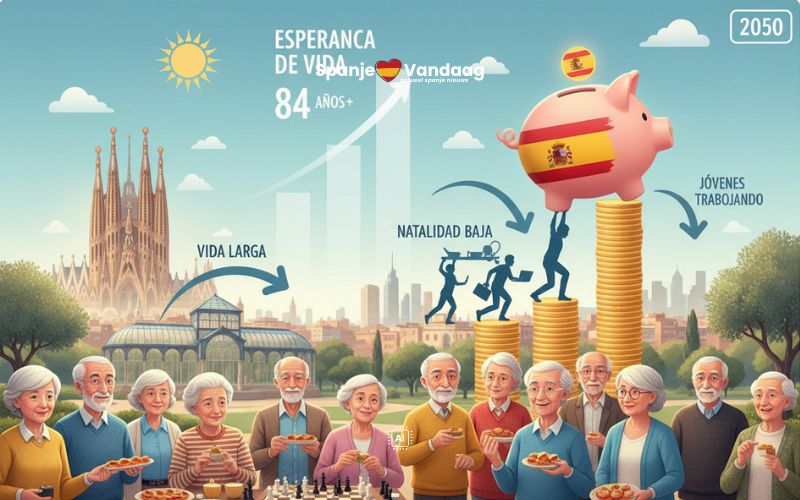 Internationale waarschuwing voor Spanje om pensioenstelsel aan te passen aan de levensverwachting 