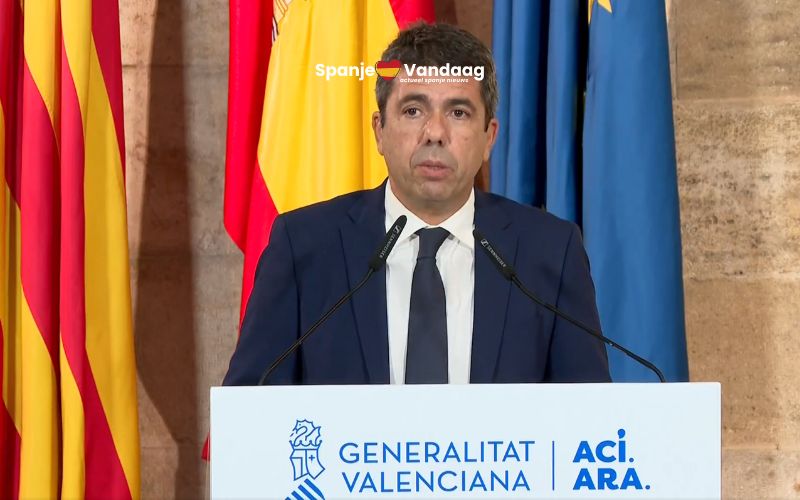 Regionale premier Carlos Mazón stapt op na kritiek op aanpak van ramp in Valencia