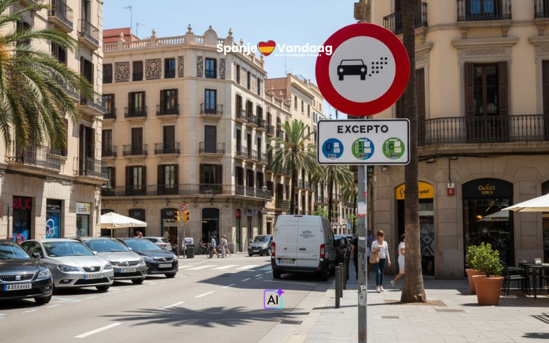 Spanje loopt achter met milieuzones met grote verschillen tussen steden