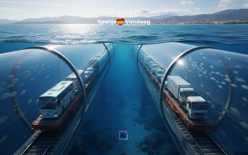 Tunnel tussen Spanje en Marokko is volgens onderzoek technisch haalbaar