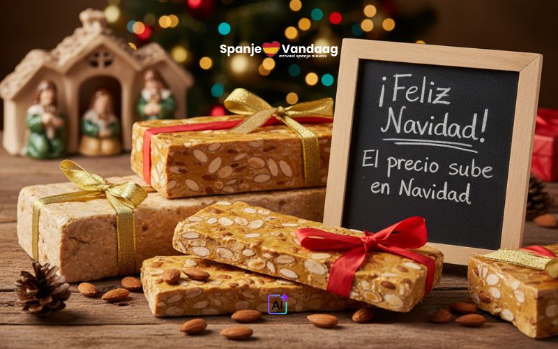 Kerstdelicatessen worden duurder nu turrón fors in prijs stijgt