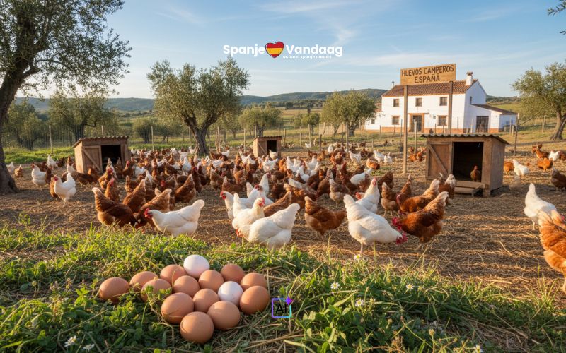 Wat betekent de landelijke ophokplicht voor vrije uitloop eieren in Spanje?