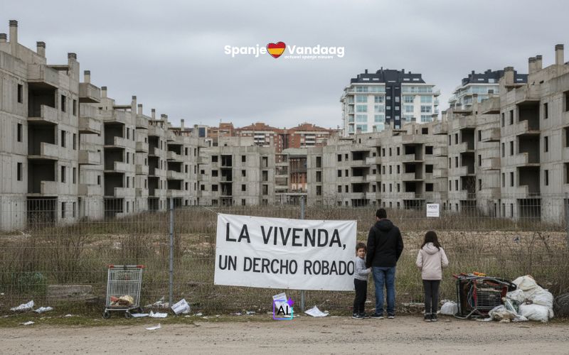 Spanjaarden willen dat de regering eerst het woningprobleem aanpakt, daarna werk en immigratie