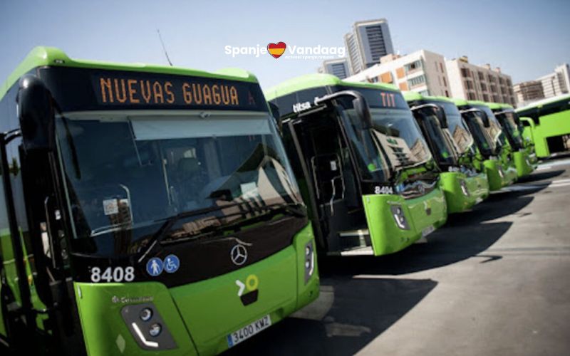 Tenerife houdt gratis openbaar vervoer ook in 2026