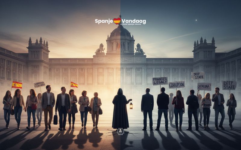 Steeds meer Spanjaarden raken hun vertrouwen in de democratie kwijt