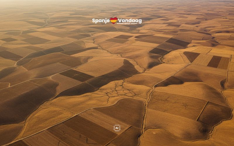 Bijna de helft van Spanje raakt uitgeput door droogte en slecht landgebruik