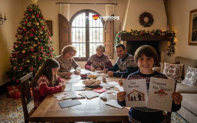 Vijf jaar geleden stuurden Spanjaarden nog bijna 12 miljoen kerstkaarten