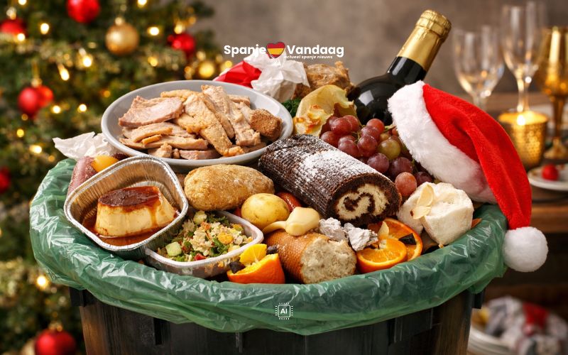 Kersteten belandt massaal in de vuilnisbak in Spanje