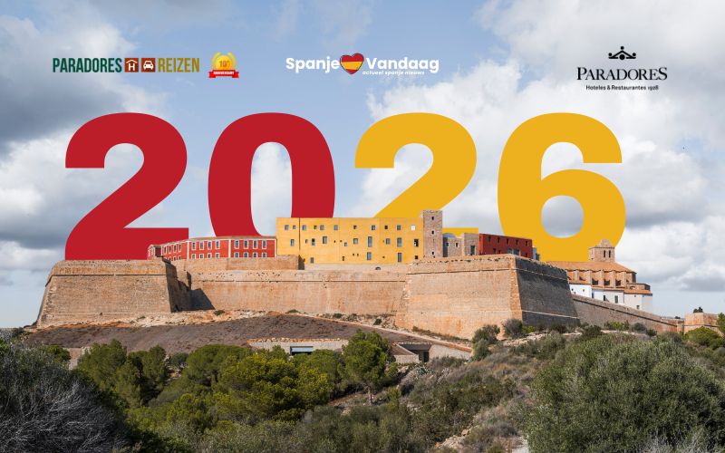 Paradores in Spanje blijven razend populair in 2026 met een hoge bezetting en een nieuwe opening op Ibiza