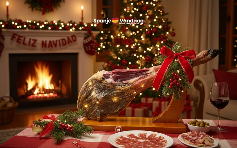 Wat doe je met een Pata de Jamón uit je kerstpakket in Spanje?