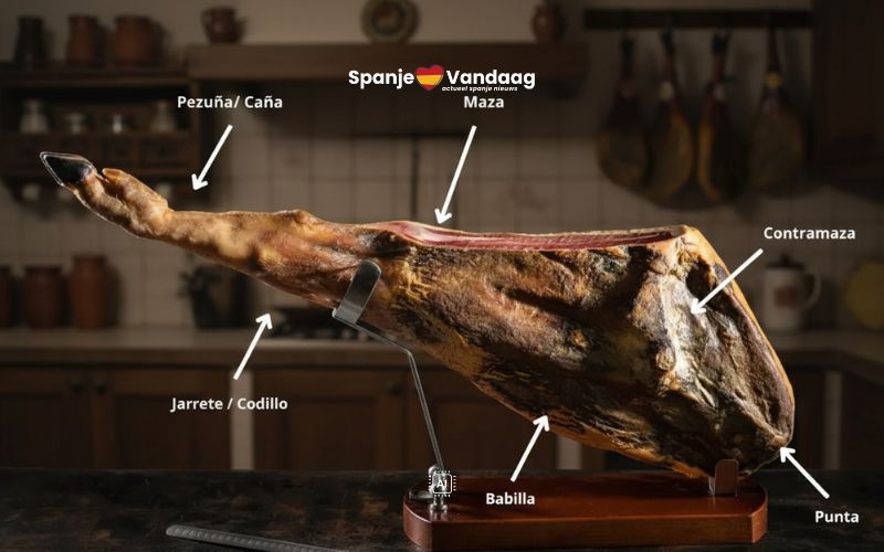 Dit moet je weten over de verschillende delen van je Ibérico ham voordat je gaat snijden