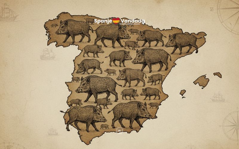 Spanje telt meer dan een miljoen wilde zwijnen en boeren slaan alarm