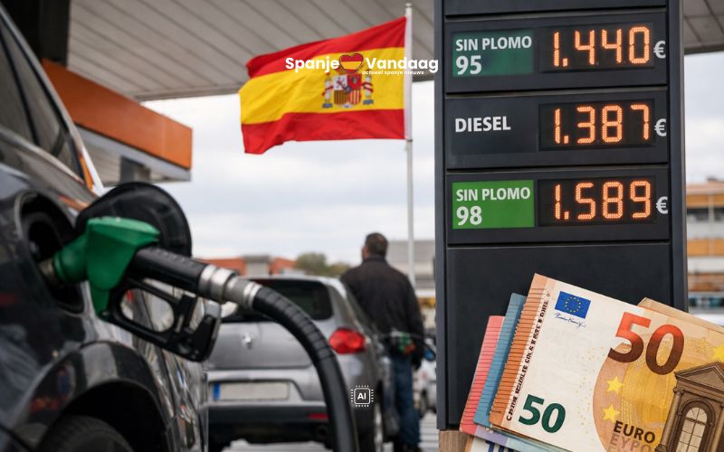 2026 start in Spanje met hogere brandstofprijzen na weken van daling