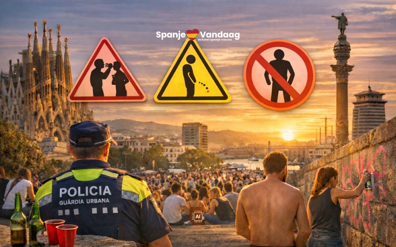 Barcelona verhoogt boetes voor wildplassen en naaktlopen