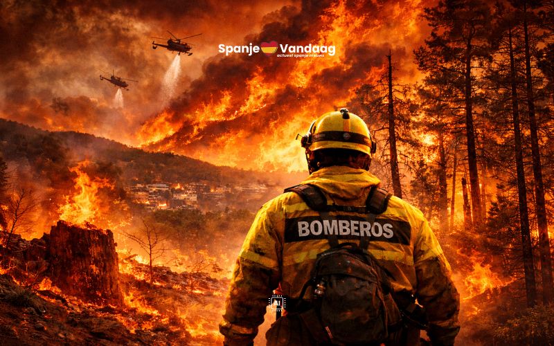 2025 was rampjaar voor bosbranden in Spanje