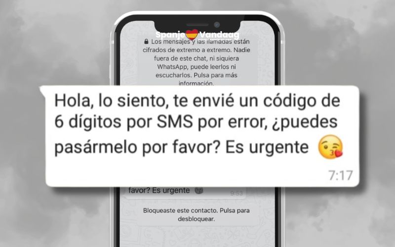Deze WhatsApp oplichting in Spanje kost je in één bericht je hele account