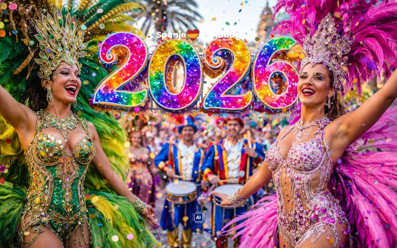 Dit zijn de data van Carnaval 2026 in Spanje en waar je vrij bent