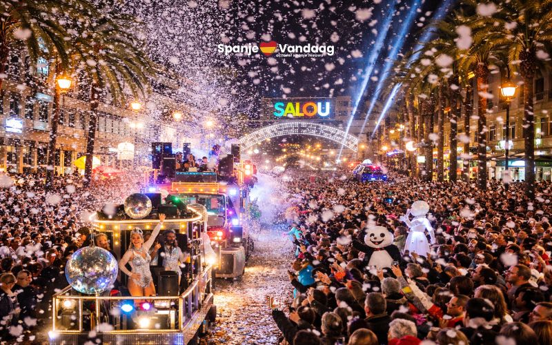 Datum Cós Blanc confettifeest in Salou bekend