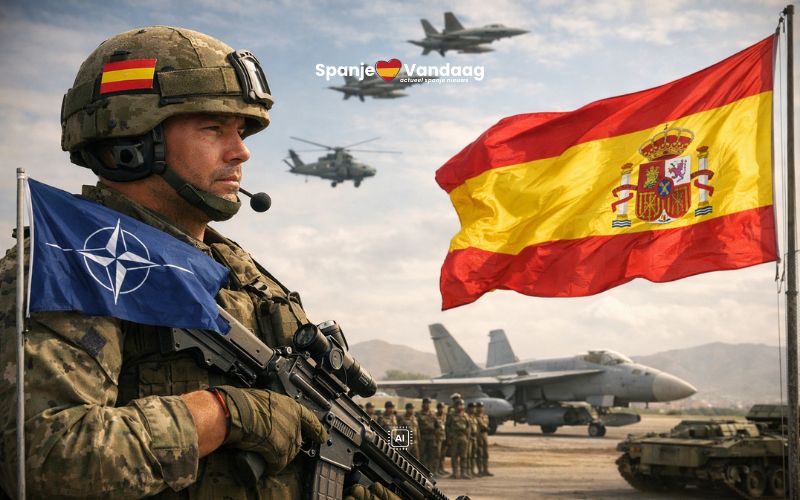 Spanje gaf het minst uit aan defensie van alle NAVO-landen