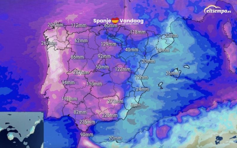 Storm Joseph zet grote delen van Spanje onder water met hevige regenval