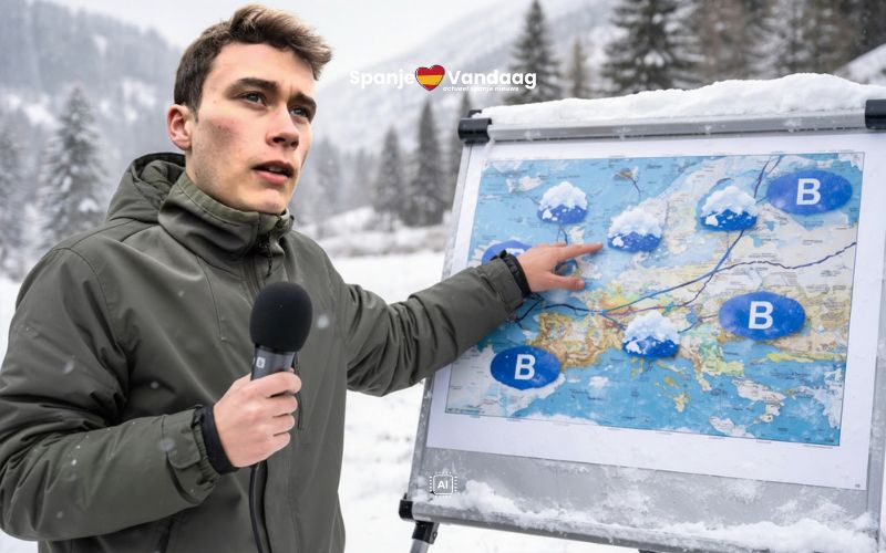 Jong weerfenomeen Jorge Rey waarschuwt voor onstuimig winterweer in Spanje