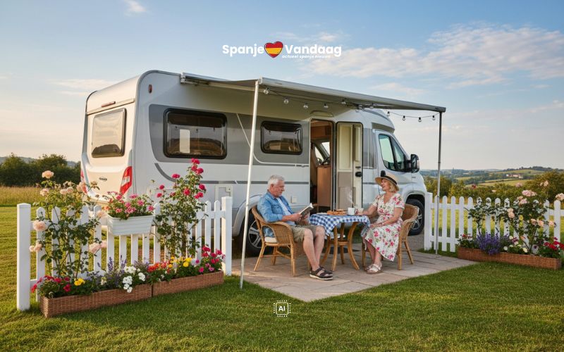 Regelgeving voor het wonen in een kampeerauto op eigen terrein in Spanje