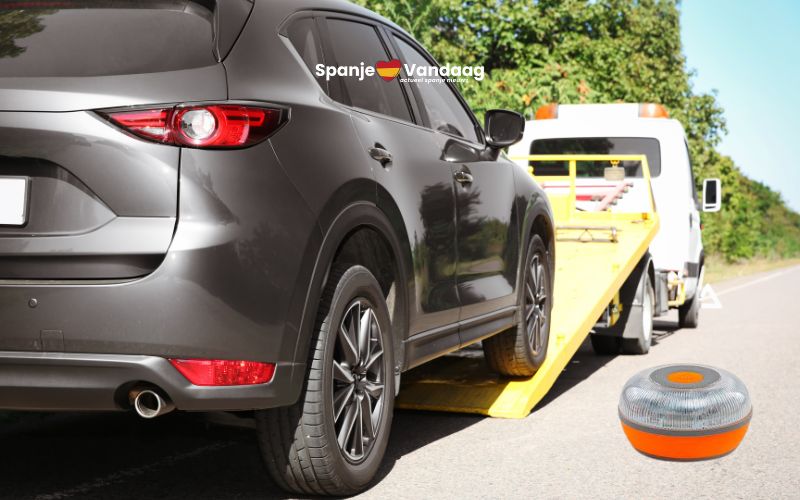 Politie waarschuwt voor nep-sleepdiensten die op V16-noodlampen afkomen in Spanje