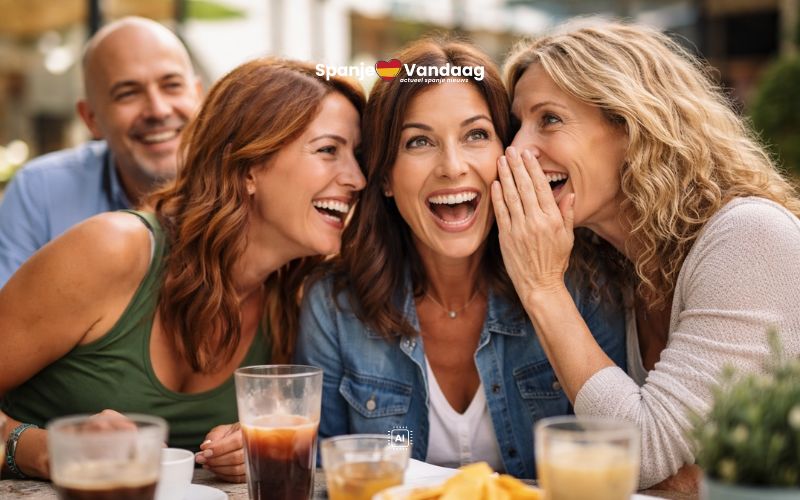 Spanjaarden roddelen gemiddeld 57 uur per jaar en dat blijkt helemaal niet zo slecht