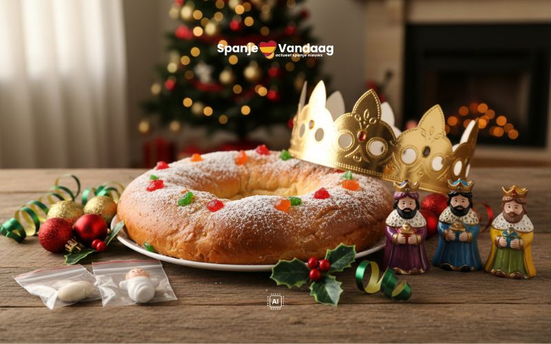 Uitleg van de traditionele Driekoningencake in Spanje of Roscón de Reyes