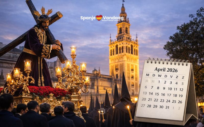 Dit zijn de data en vrije dagen van Semana Santa 2026 in Spanje
