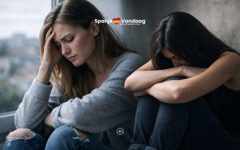Vooral jonge vrouwen in Spanje voelen zich langdurig somber