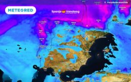 Weerbom Goretti raast richting Spanje en zorgt voor gevaarlijke zee en harde wind