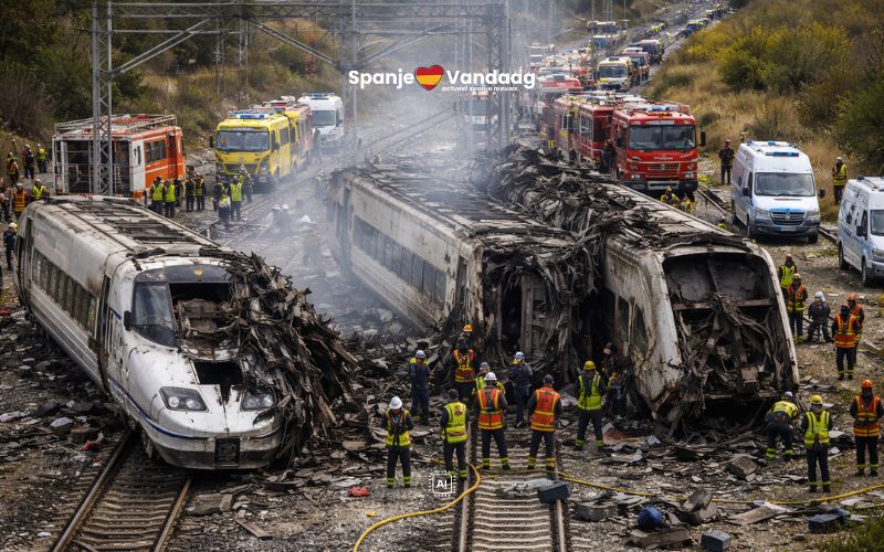 De ergste treinrampen in Spanje met 150 dodelijke slachtoffers deze eeuw