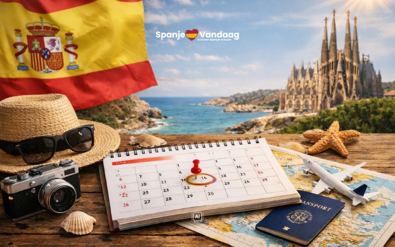 Arbeidskalender 2026 in Spanje met deze feestdagen en lange weekenden
