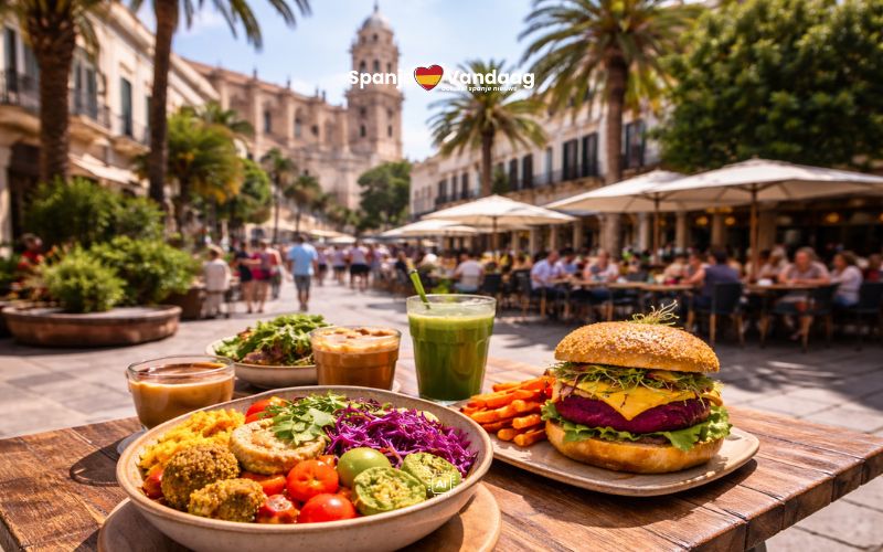 Málaga is een van de beste Spaanse steden voor vegan eten