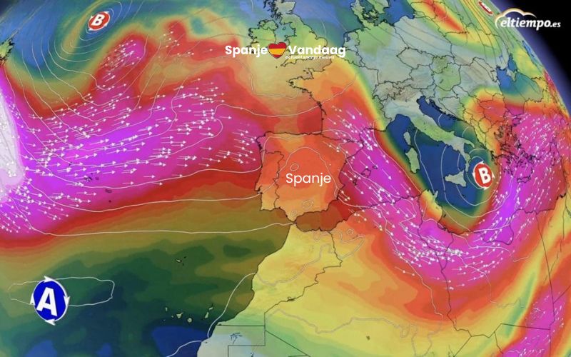 Waarom het maar blijft regenen in Spanje en het weer niet lijkt te veranderen