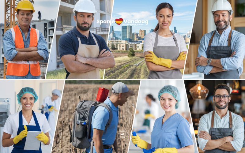 Spanje breekt record met meer dan drie miljoen buitenlandse werknemers